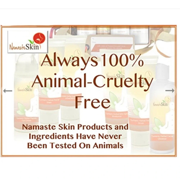 NAMASTE Skin Turmeric Daily Herbal Facial Cleanser New Unopened Size 8 oz 240ml - Picture 6 of 7